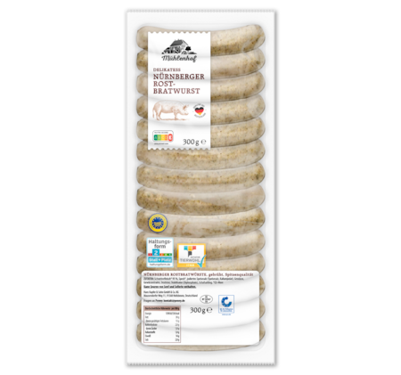 MÜHLENHOF Nürnberger Rostbratwurst