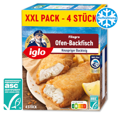 IGLO XXL Ofen-Backfisch*