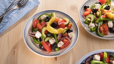 Original Griechischer Salat mit Feta