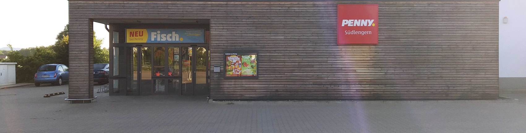 Sie sehen den Eingang vom Penny Markt in Kirchlengern, Elsestr. 71