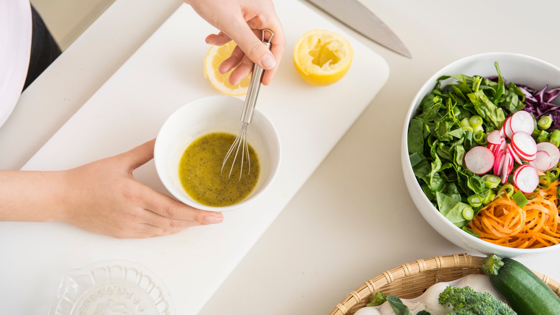 Salatdressing richtig zubereiten