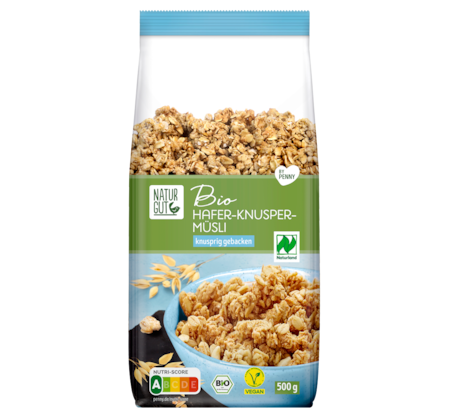 NATURGUT Bio Hafer-Knusper-Müsli
