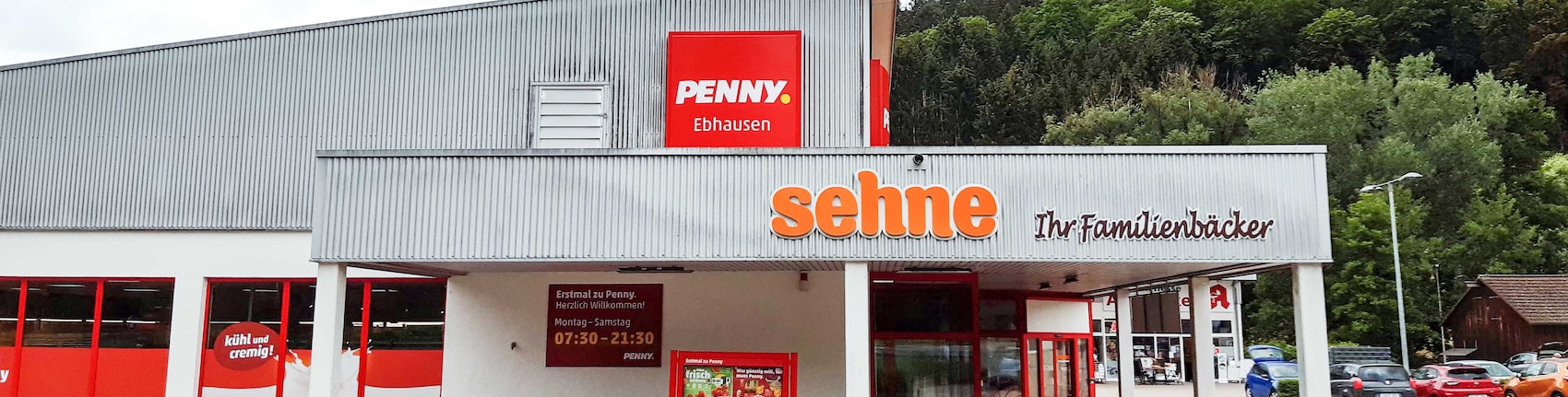 sie sehen den Eingang vom Penny Markt in Ebhausen Nagolder Str. 66/1