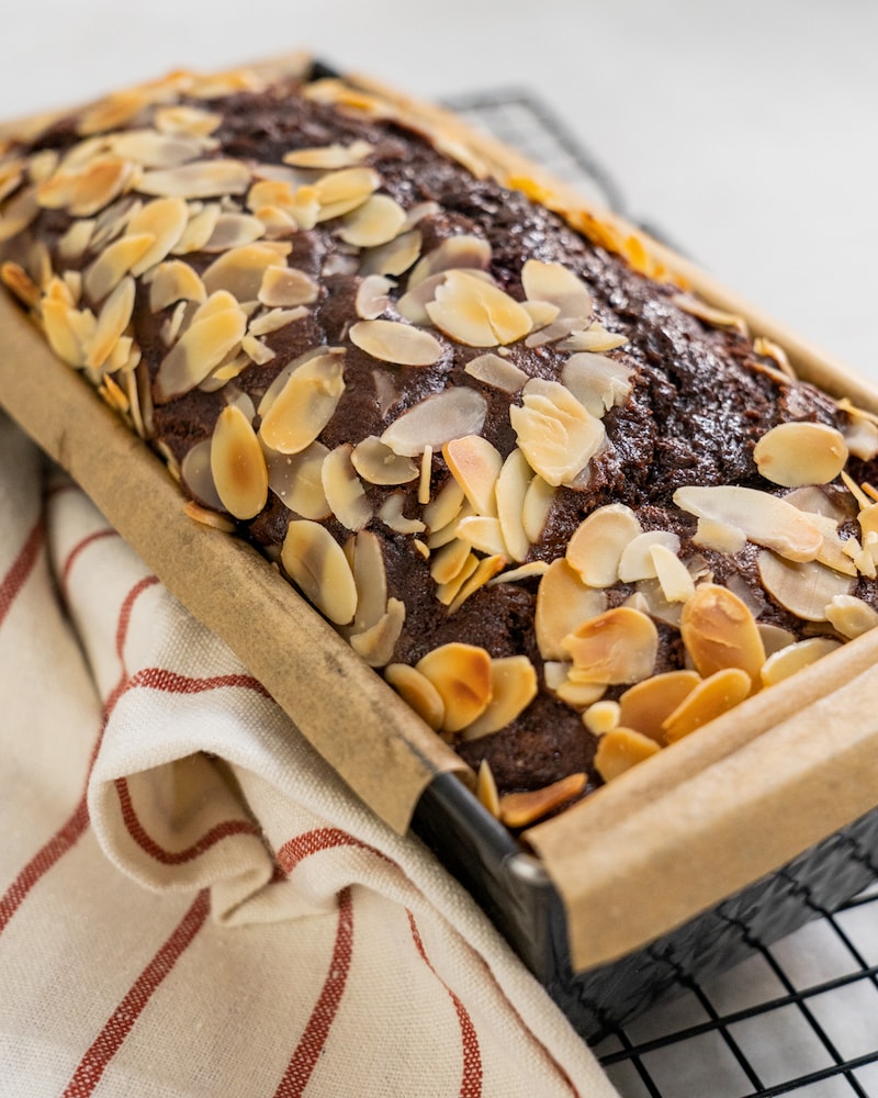 Auf diesem Bild siehst du unser fertiges Bananenbrot.