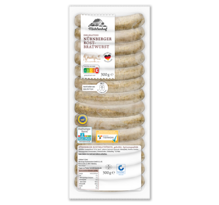 MÜHLENHOF Nürnberger Rostbratwurst 2.89