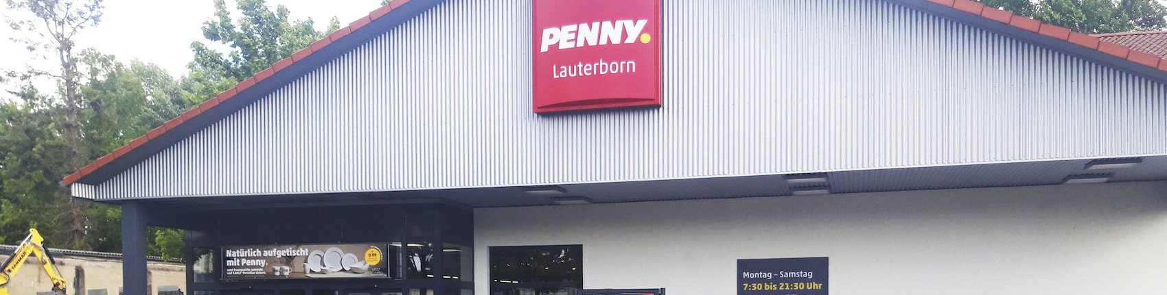 Sie sehen den Eingang vom Penny Markt in Offenbach Am Main, Schumannstr. 56