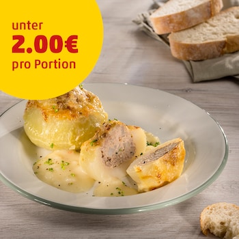 Dieses Bild zeigt unseren gefüllten Kohlrabi.