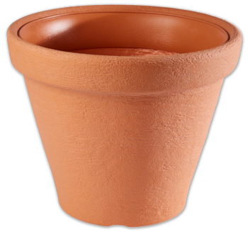 Klassisches Pflanzgefäß aus Kunststoff*