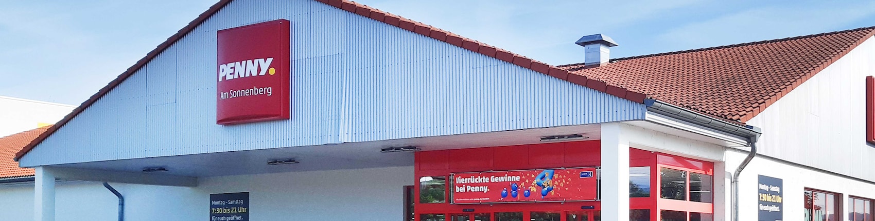 sie sehen den Eingang vom Penny Markt in Grossbottwar Sonnenbergstr. 31