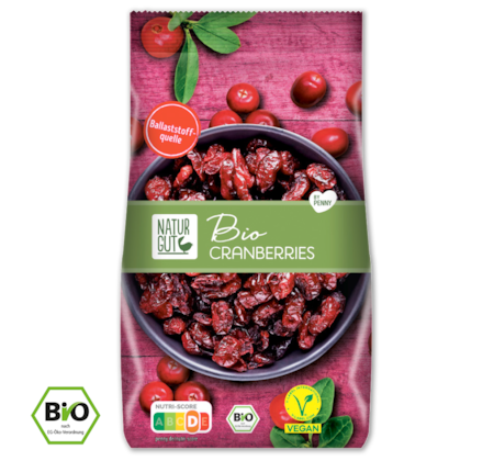 NATURGUT Bio Cranberries