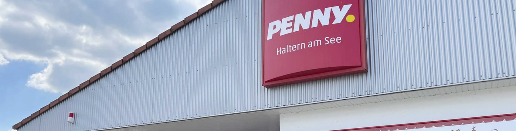 Sie sehen den Eingang vom Penny Markt in Haltern - Haltern am See, Am Holzplatz 2a