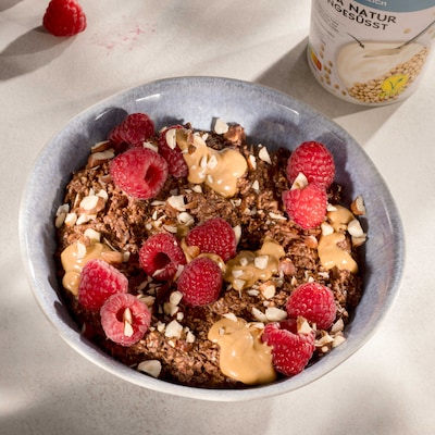 Haselnuss Schoko Overnight Oats
