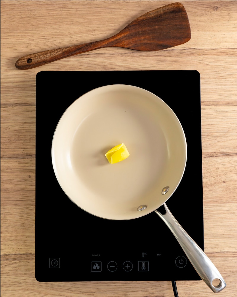 Dieses Bild zeigt die Butter in der Pfanne.