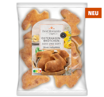 BEST MOMENTS Osterhasen-Brötchen*