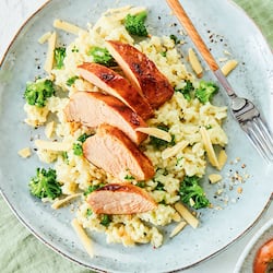 Dieses Bild zeigt das fertige Maishähnchen.