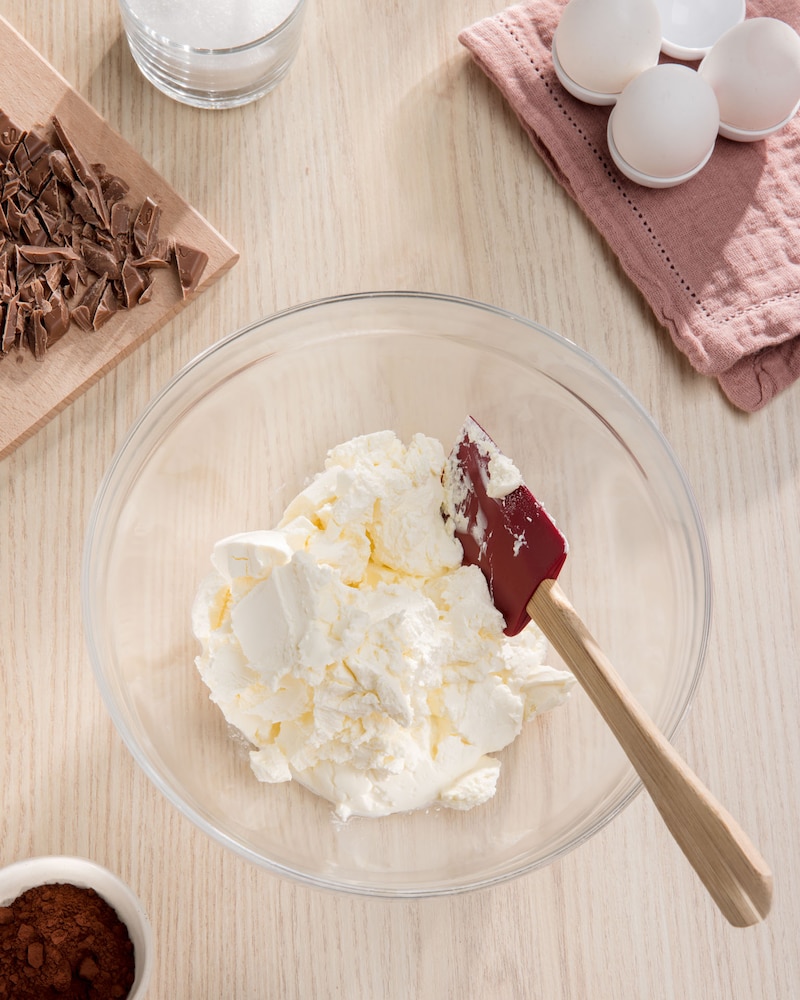 Dieses Bild zeigt die Frischkäse Creme.