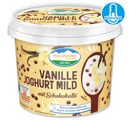 MILCHWERKE SCHWABEN Joghurt mit Schokoballs*