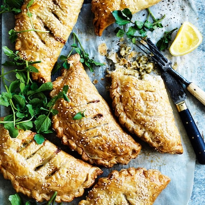 Dieses Bild zeigt die fertigen Hand Pies.
