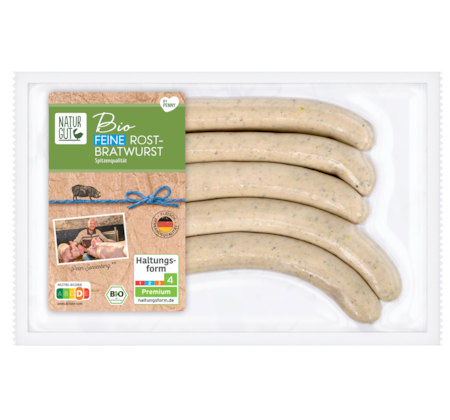NATURGUT Bio Feine Rostbratwurst