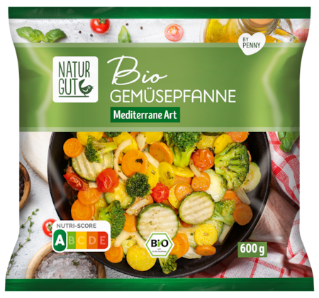 NATURGUT Bio Gemüsepfanne Mediterrane Art