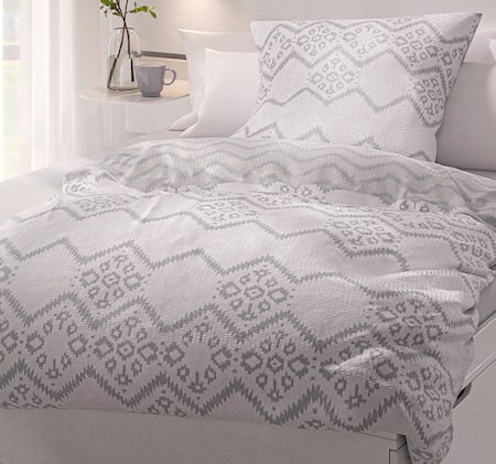 HOME IDEAS Living Seersucker-Wendebettwäsche-Garnitur*