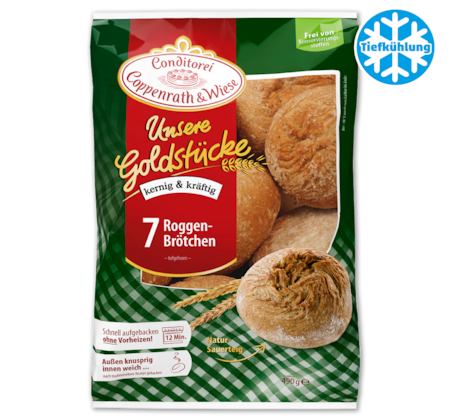 COPPENRATH & WIESE Unsere Goldstücke 7 Roggen-Brötchen 1.99