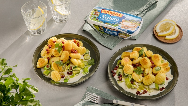 Gnocchi-Lauch-Pfanne