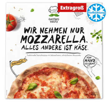 GUSTAVO GUSTO Pizza Margherita 3.49