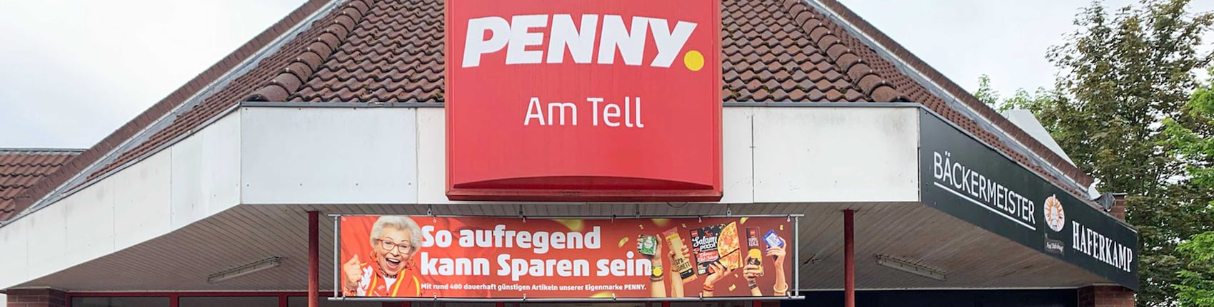 Sie sehen den Eingang vom Penny Markt in Delmenhorst/Bungerhof, Stedinger Str. 235