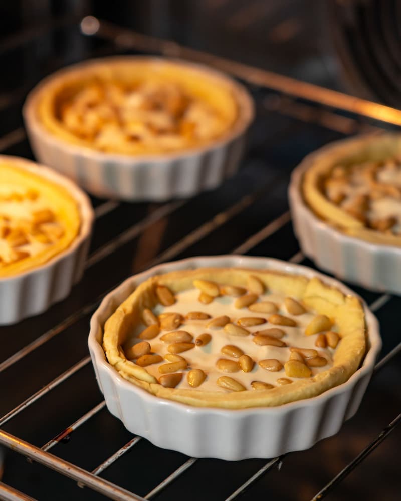 Diese Bild zeigt die gefüllten Tartelettes.