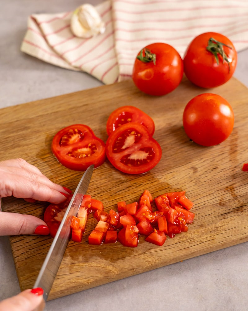 Dieses Bild zeigt die Tomaten.