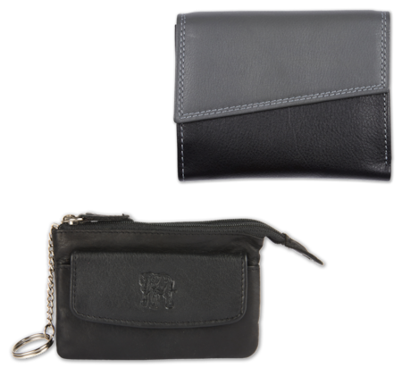 Damen- oder Herren-Ledergeldbörse 5.99