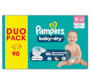 PAMPERS Baby-Dry Duo Pack*