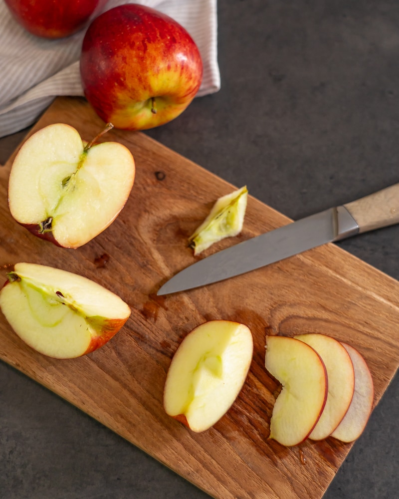 Apfel-Galettes mit Waldhonig