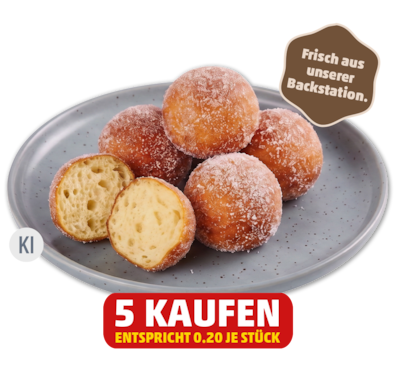 BÄCKERKRÖNUNG Quarkbällchen*