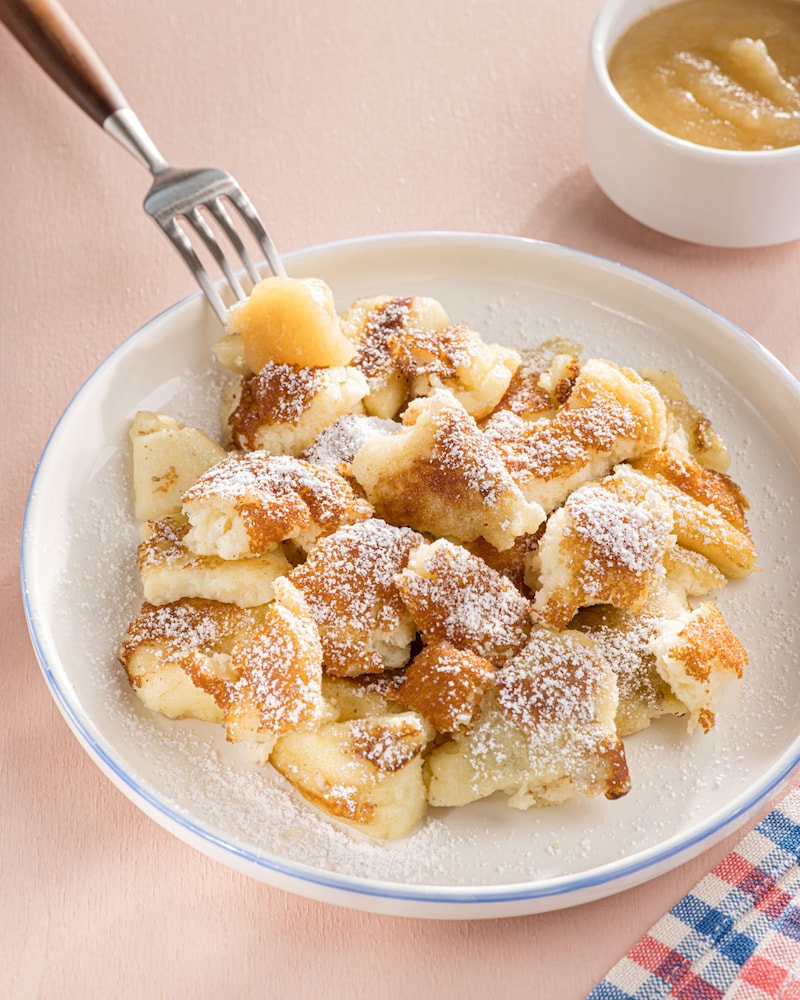 Dieses Bild zeigt den fertigen Kaiserschmarrn.