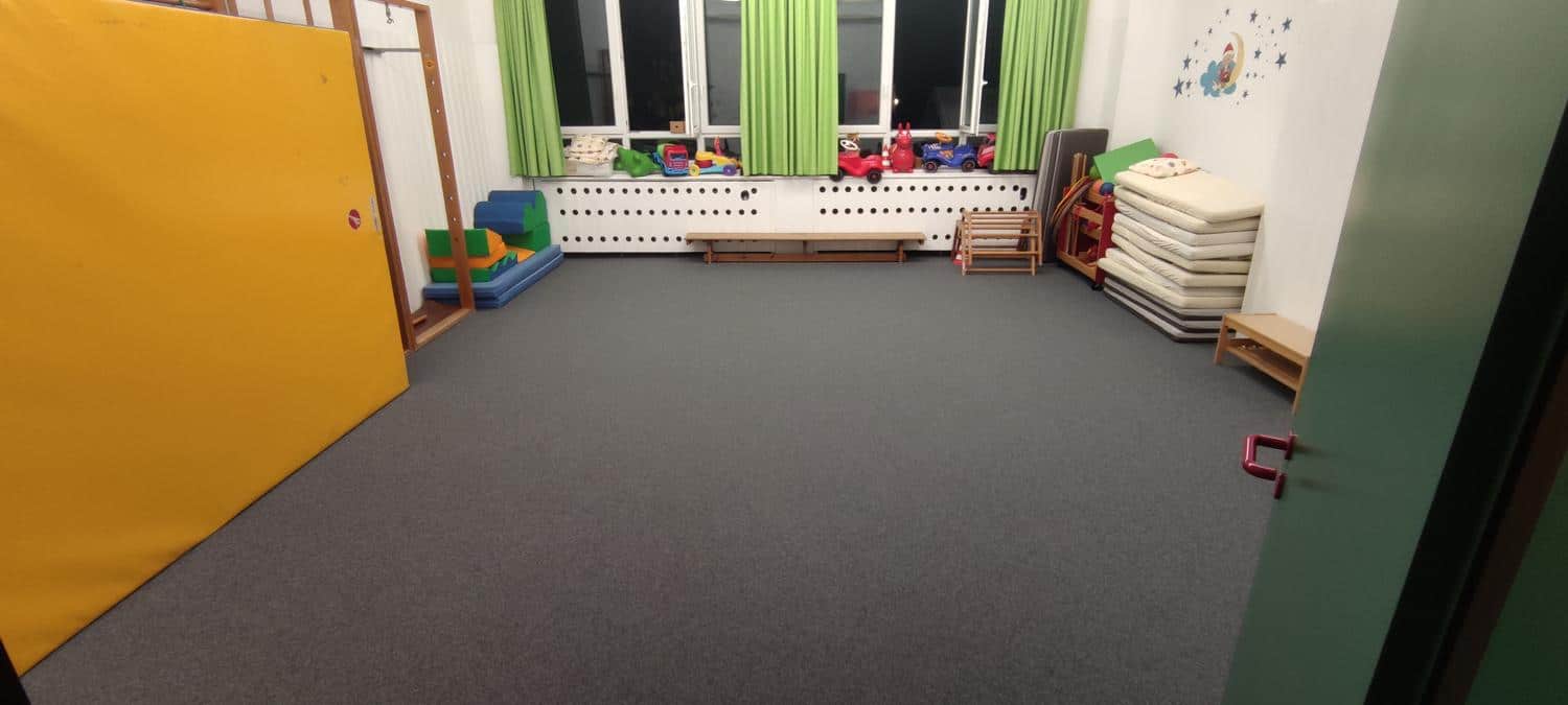 Einblicke in den Turnraum des Kindergartens