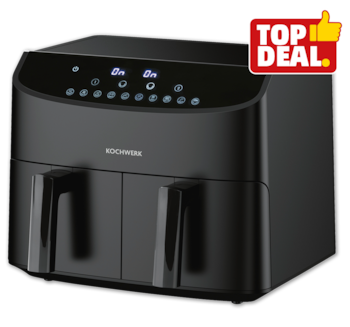 RACHS KOCHWERK Doppelkammer-Heißluftfritteuse 13186*