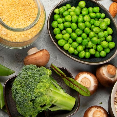 verschiedene Gemüsesorten