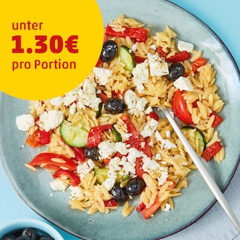 Griechischer Nudelsalat