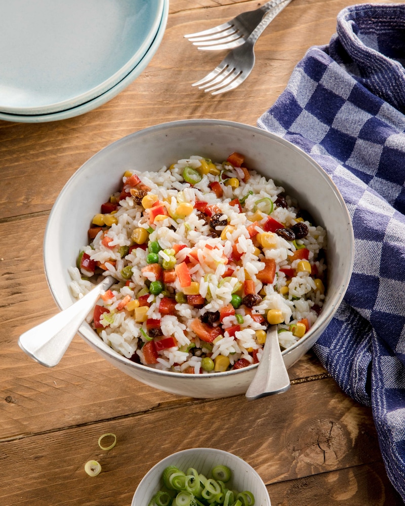 Sommerlicher Reissalat