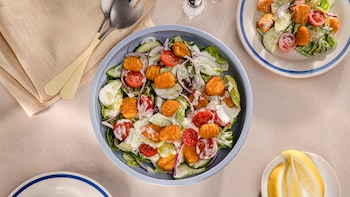 Knuspriger Gnocchi Salat