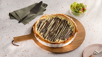 Quiche mit Blätterteig