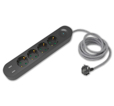 Schuko-Steckdosenleiste*