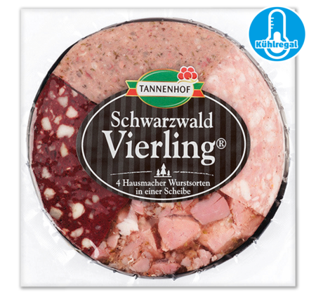 TANNENHOF Badische Schinkensülze oder Schwarzwald Vierling 1.99