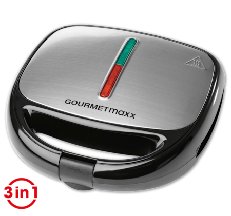 GOURMETMAXX 3-in-1-Sandwichmaker 14619*