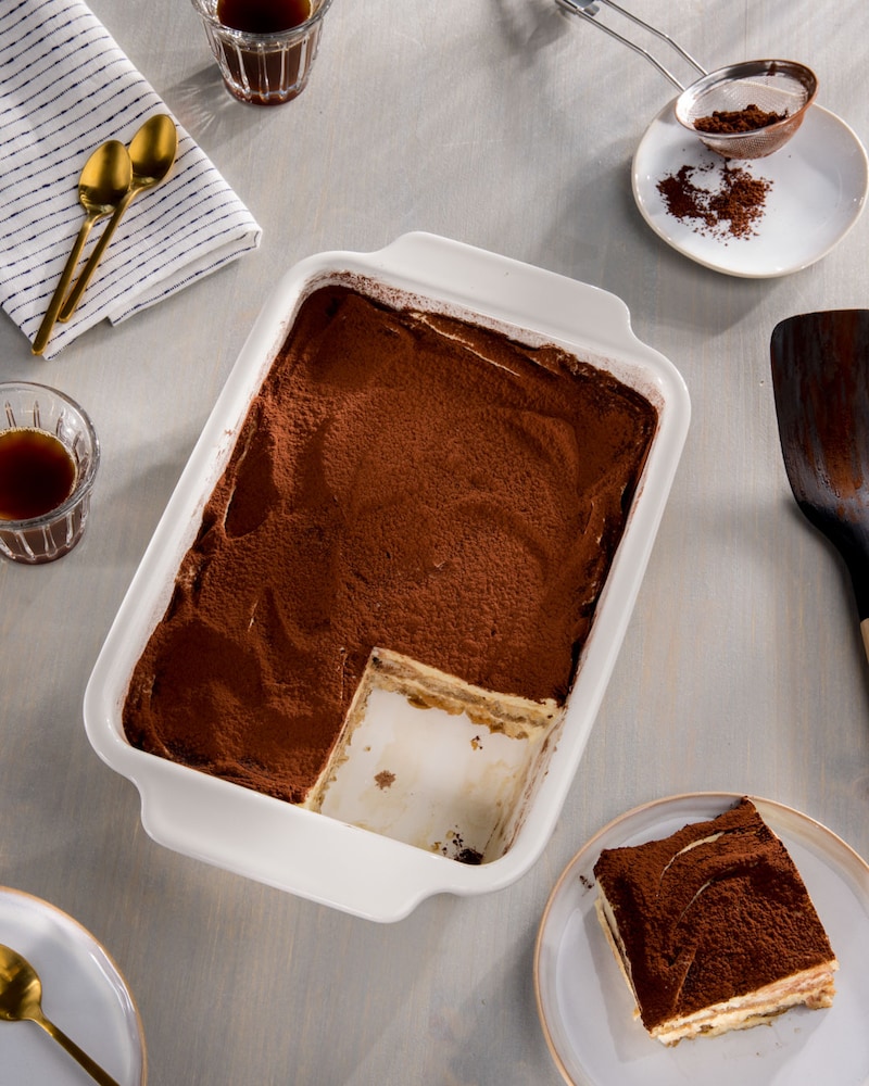 Dieses Bild zeigt, das fertige Tiramisu.