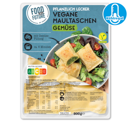 FOOD FOR FUTURE Vegane Maultaschen Gemüse