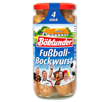 BÖKLUNDER Fußball-Bockwurst*