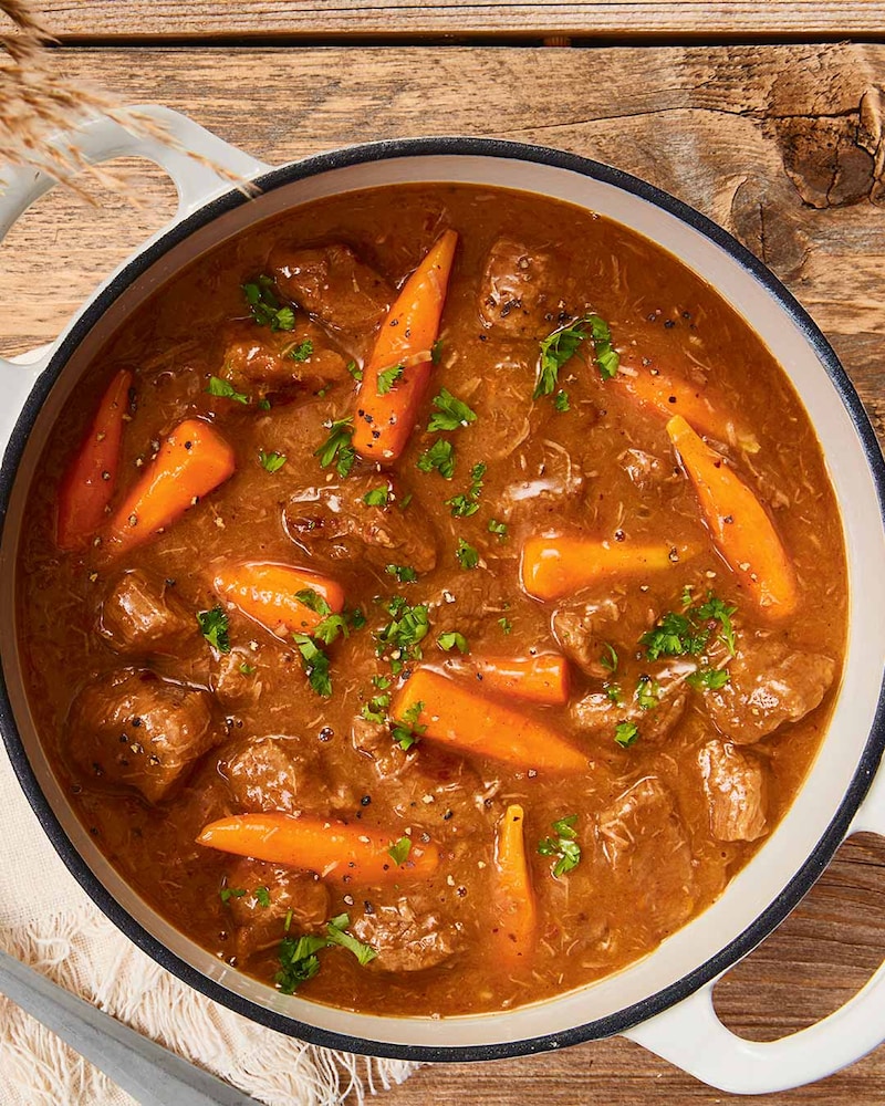 Schwedisches Rindergulasch mit Möhren